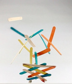 Domino stick bombe, Træspil, Træpinde, Stor Domino stick bombe, Træspil, Træpinde, Stor