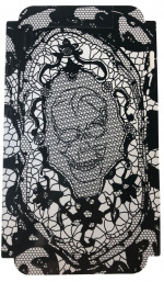 Skin til Iphone XS Skull - Sort