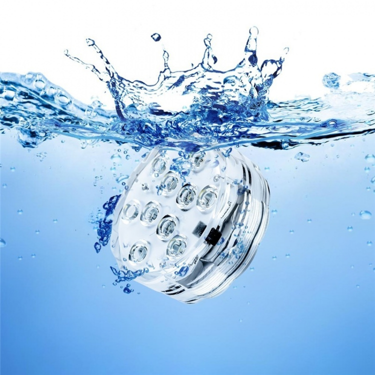 LED lys til boblebad, pool, badekar. Vandtæt, vandlys