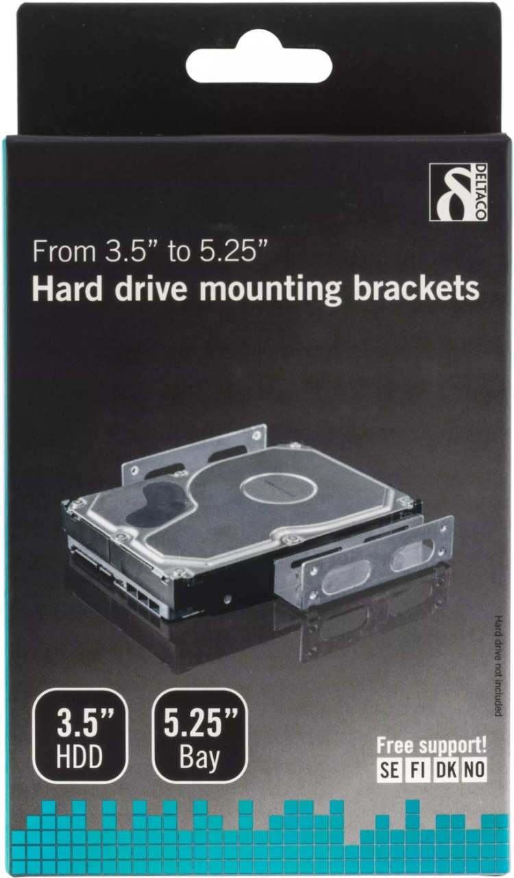 DELTACO monteringsvinkler til 3,5