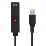 DELTACO PRIME USB 2.0 forlængerkabel, <b>aktivt</b>, Type A han - Typ