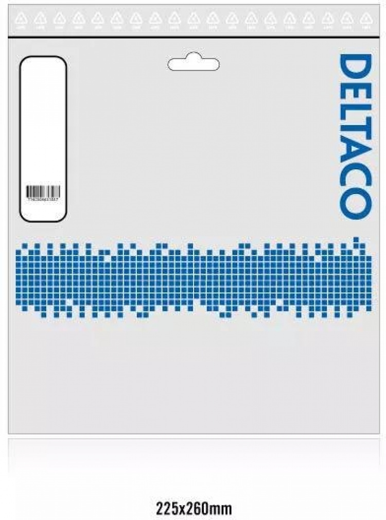 DELTACO XLR-lydkabel, 3-pin han - 3-pin hun, 10m, sort