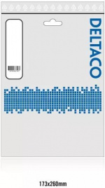 DELTACO XLR-lydkabel, 3-pin han - 3-pin hun, 7m, sort