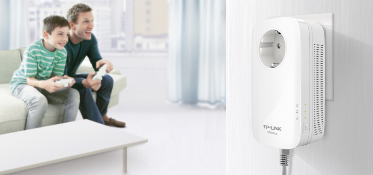 TP-Link TL-PA8010P KIT - Powerline startersæt med to adaptere, 1200Mb