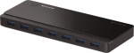 TP-LINK UH700 - USB 3.0 hub med 7-porte, netadapter medfølger, sort