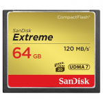 SANDISK CF Extreme 64GB 120/85MB/s UDMA7