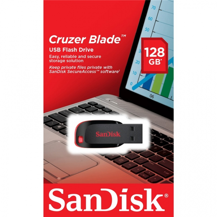 SanDisk USB 2.0 Blade 128GB