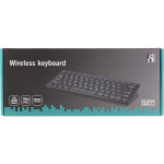 DELTACO trådløst minitastatur, lave taster, nano-modtager, USB, 10m