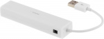 DELTACO USB 2.0 netværksadapter med USB-hub, 10/100Mbps, 1xRJ45, 3x t