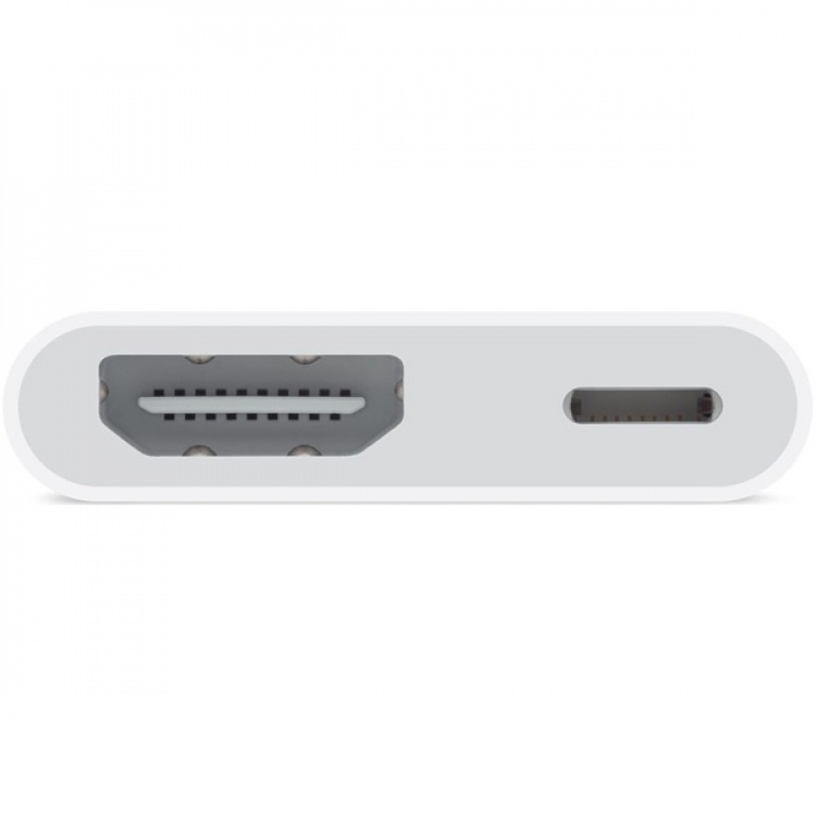 Apple, adapter, HDMI til lightning, hvid