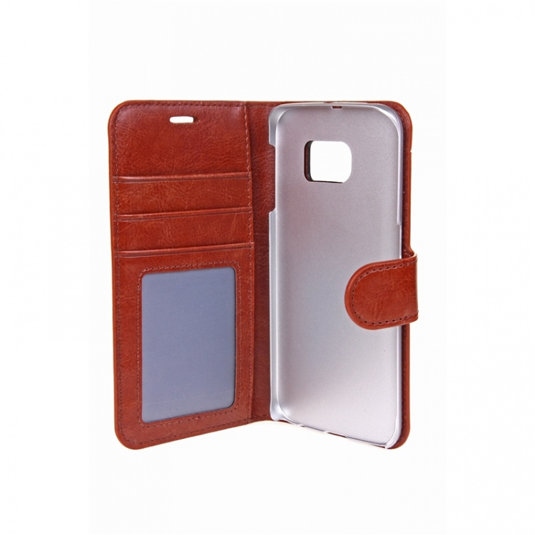 Gear Wallet Brun - Samsung S6 Edge
