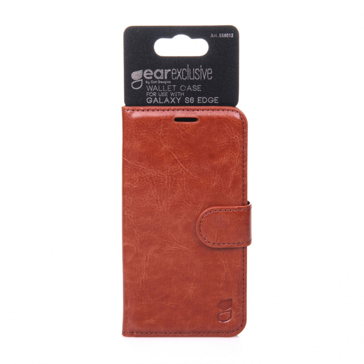 Gear Wallet Brun - Samsung S6 Edge