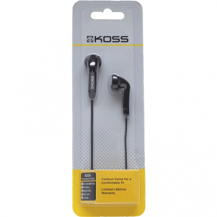 Koss Hovedtelefon In-Ear KE5W Stealth Sort