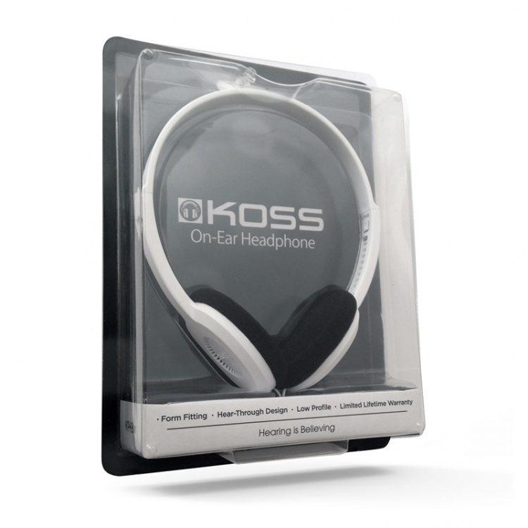 Koss Hovedtelefon On-Ear KPH8W Hvid