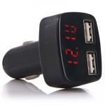 Cigg og USB multimeter til bil