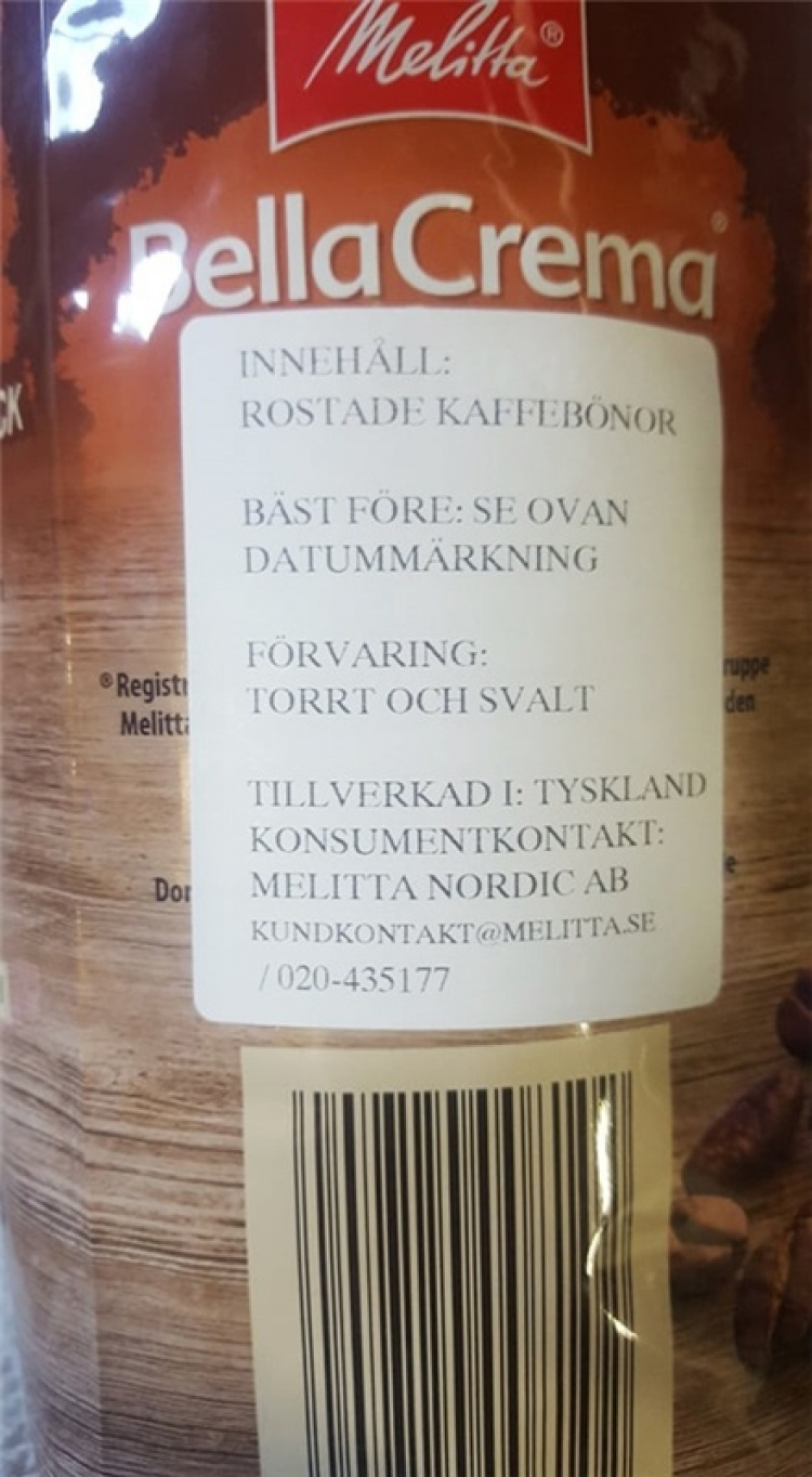 Melitta, Bella Crema La Crema hele kaffebønner