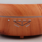 Luftfugter i træ med LED-lys, lyst træ 240 ml Luftfugter i træ med LED-lys, lyst træ 240 ml