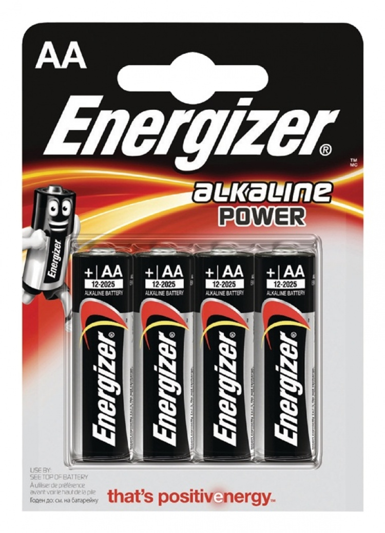 Energizer Alkaline Batteri AA | 1.5 V DC | 4-Blister