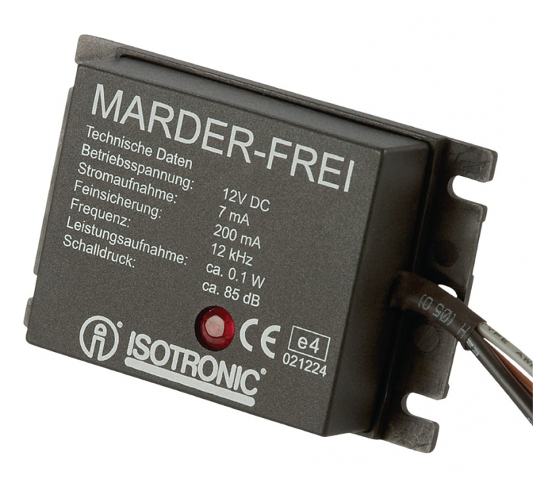 ISOTRONIC Mårfælde Apparat 12 kHz Udendørs 12 V