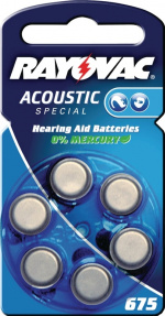 Rayovac Zink-Air Batteri Pr44 1.4 V 6-Bobler