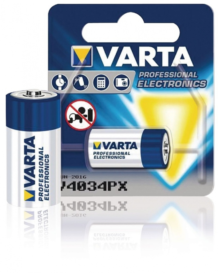 Varta Alkaline batteri LR44 | 6 V DC | 170 mAh | 1-Blister | Blå / Sølv