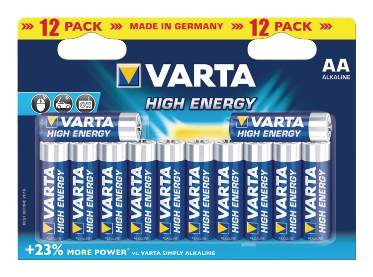 Varta Alkaline Batteri AA | 1.5 V DC | 12-Blister