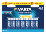 Varta Alkaline Batteri Aaa 1.5 V High Energy 12-Pack