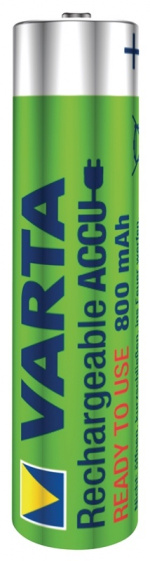 Varta Genopladelige Ni-MH Batteri AAA | 1.2 V DC | 800 mAh | Forudladet | 4-Blister kort