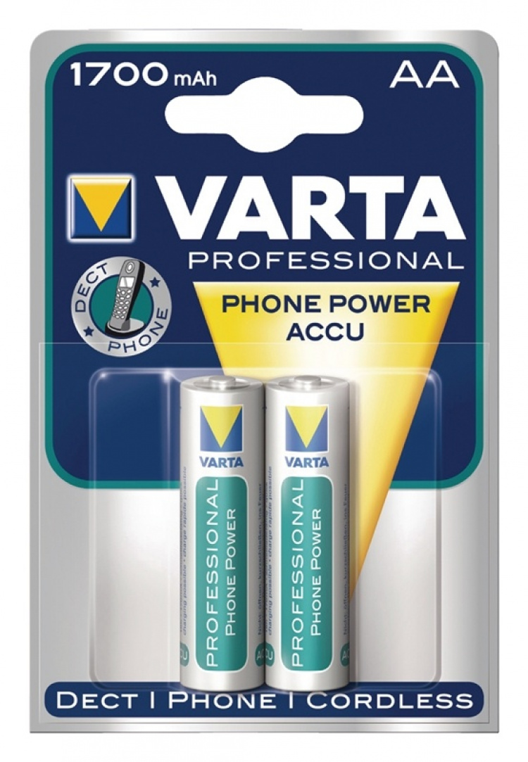 Varta Genopladelige Ni-MH Batteri AA | 1.2 V DC | 1600 mAh | 2-Blister kort