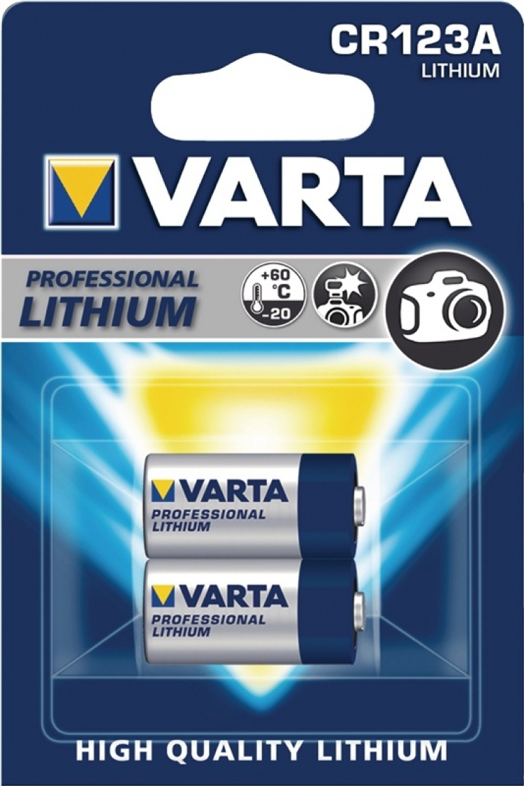 Varta Lithiumthionylchloridbatteri ER14505 | 3 V DC | 1430 mAh | 2-Blister | Grå / Sølv