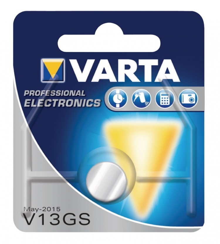 Varta Sølv-Oxide Batteri Sr44 | 1.55 V DC | 155 mAh | 1-Blister | Watch | Sølv