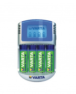 Varta NiMH batterioplader AA / AAA | 1.2 V DC | 4x AA/HR6 2600 mAh | Opladning | Euro / Type-C (CEE 7/16) | Energi fra batteritype: AA
