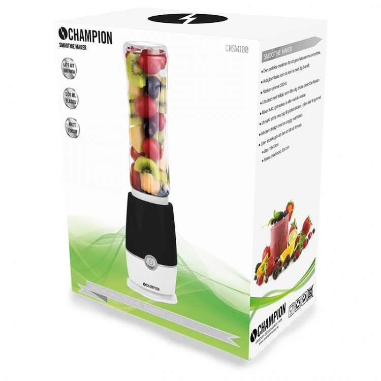 Champion Smoothie Maker 180W SM110 Sort/hvid Champion Smoothie Maker 180W SM110 Sort/hvid