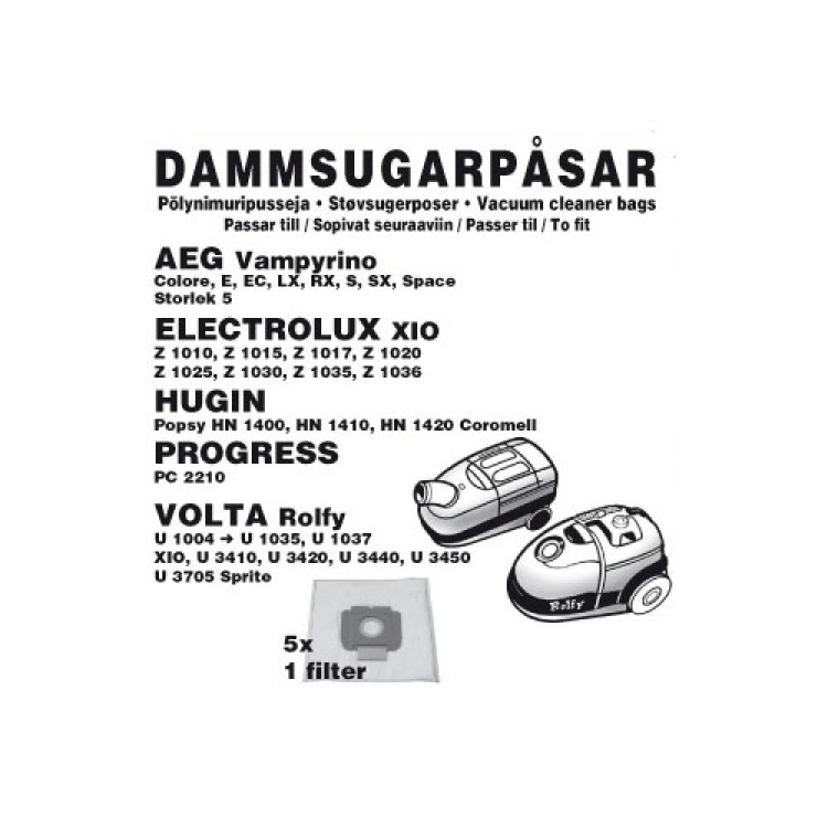 Champion Dammpåsar Aeg, 5st