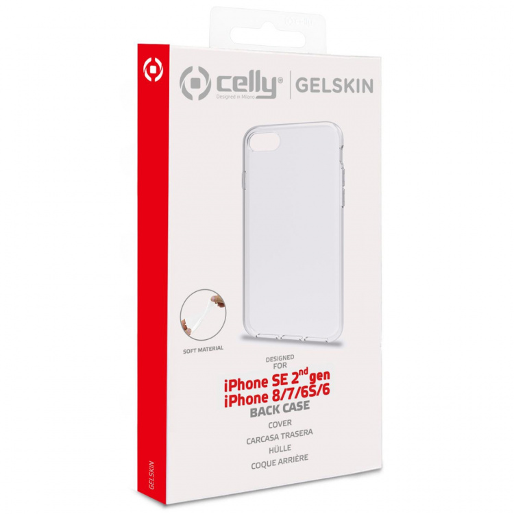 Celly Gelskin TPU Cover iPhone 7 Tr
