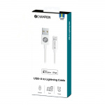 Champion USB-A til Lightning-kabel 1 m hvid
