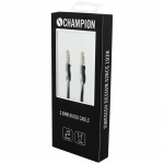 Champion 3,5 mm lydkabel 1 m sort