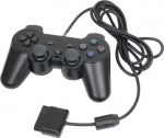 Håndkontrol til Playstation 2 (Sort)