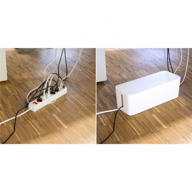 LogiLink Cable box - Kabelgömma L Vit