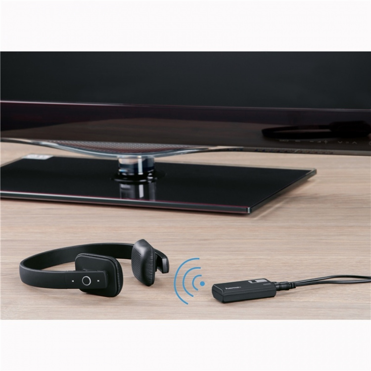 HAMA Bluetooth Adapter til 2 par Hovedtelefoner Sort