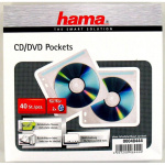 Hama CD Sleeve PP/Fleece m/huller 80-pak