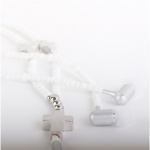 GEAR BY RBS Hovedtelefon In-Ear Halssmykke HV-B Hvid Mic