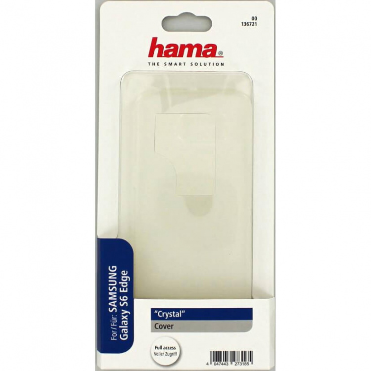 Hama Mobilcover Samsung S6 Edge Crystal Transparent