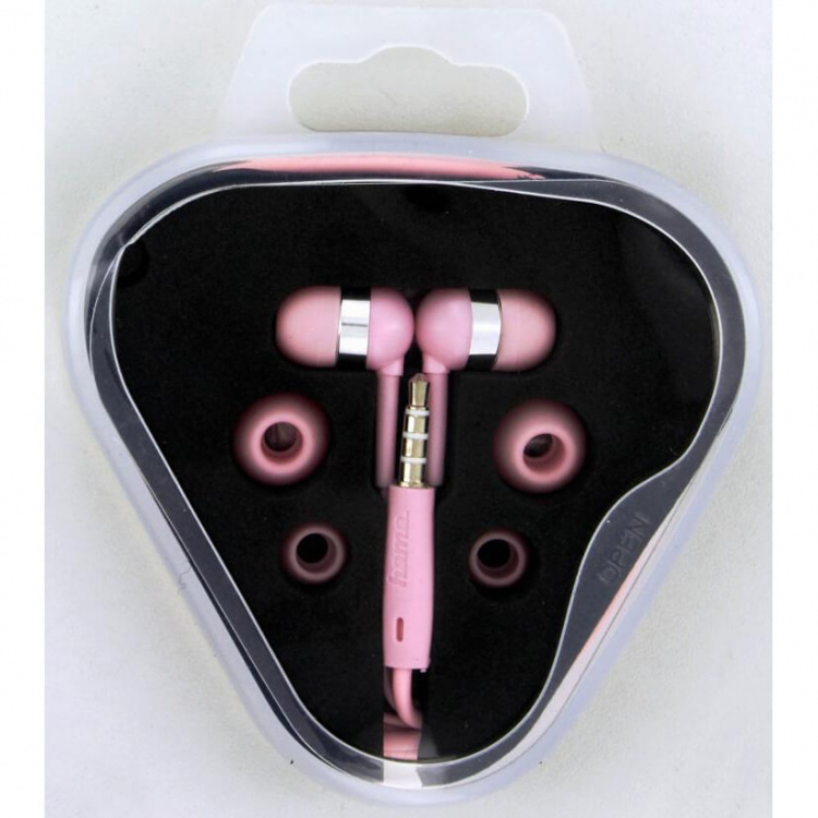 Hama Hovedtelefon In-Ear Vivo Rosa Mic