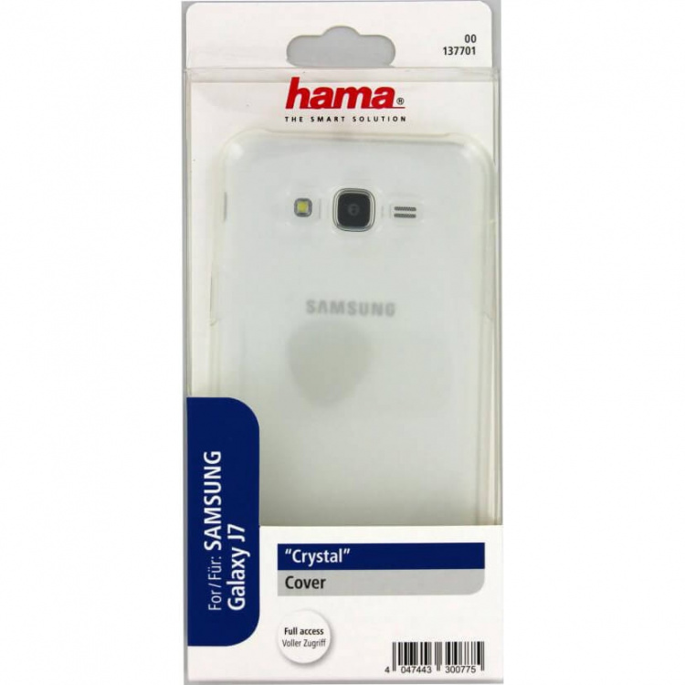 Hama Mobilcover Samsung J7 Crystal Transparent