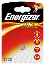 Energizer Knapcellebatteri 357/303 Sølvoxid 1-pak