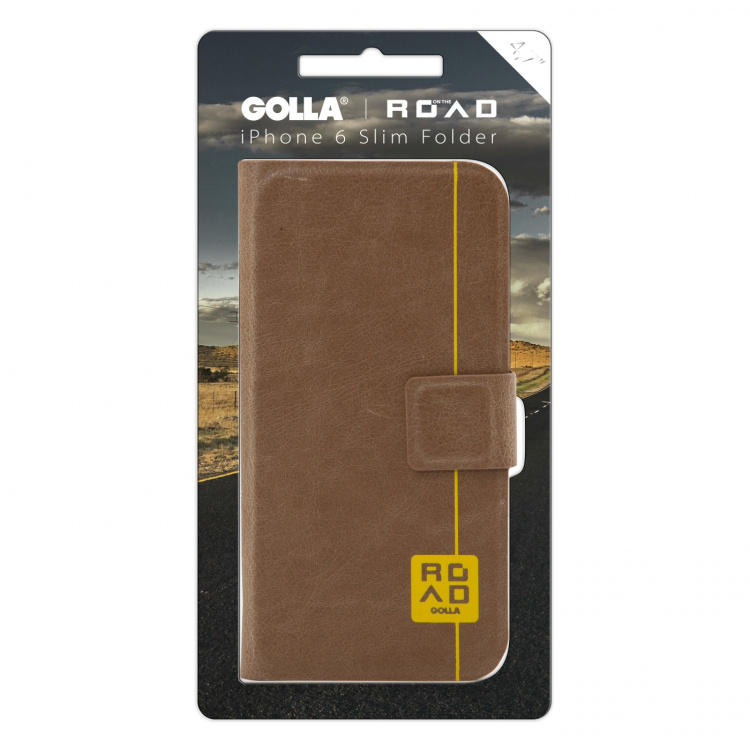 Golla ROAD iPhone6/6S Booklet Slim Taupe G1725