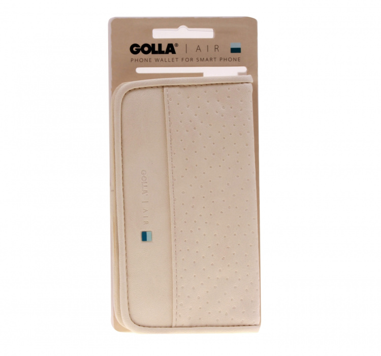Golla AIR Mobil Wallet Cream Universal Cremefarvet