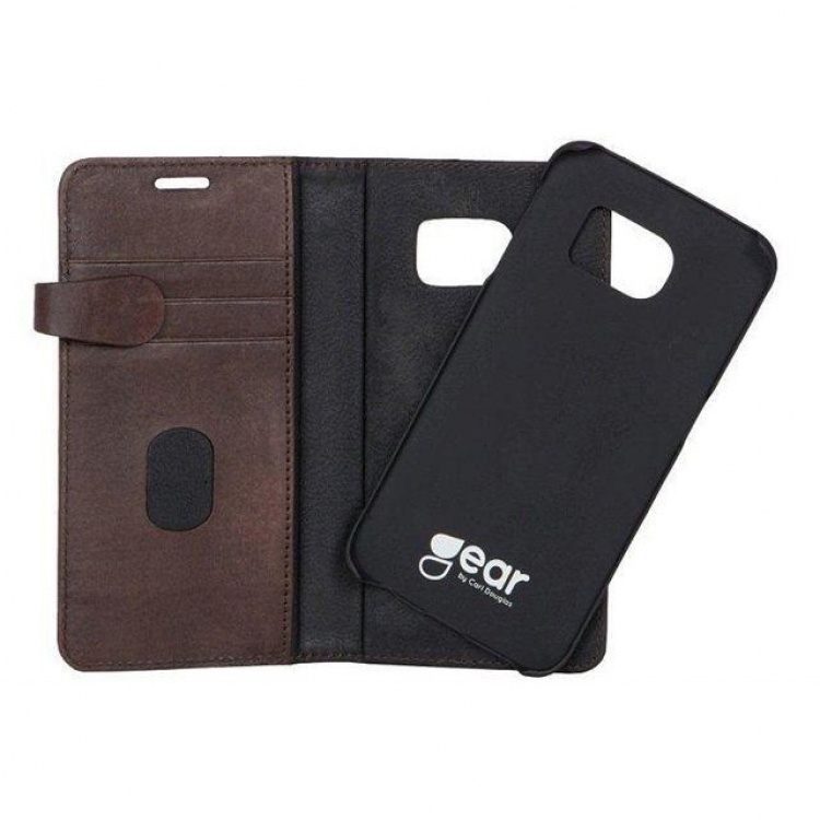 Buffalo Wallet Læder Samsung S6 Edge Brun Buffalo Wallet Læder Samsung S6 Edge Brun
