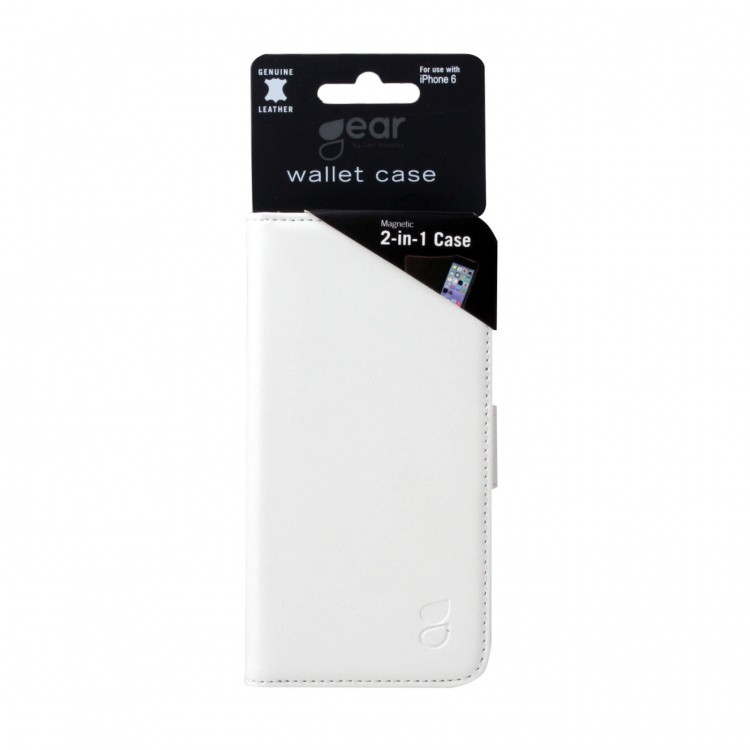 Gear Wallet 2-i-1 Hvid - iPhone 6/6S
